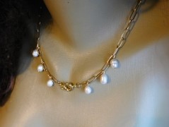 Nerezový přívěšek s larimarem