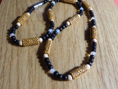 Nerezový přívěšek s larimarem