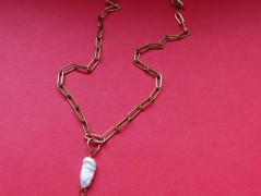 Nerezový přívěšek s larimarem