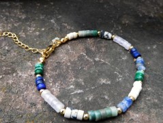 Nerezový přívěšek s larimarem