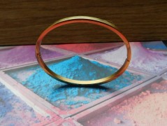 Nerezový přívěšek s larimarem