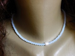 Nerezový přívěšek s larimarem