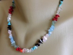 Nerezový přívěšek s larimarem