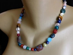 Nerezový přívěšek s larimarem