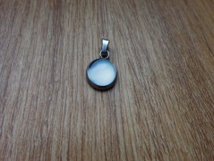 Nerezový přívěšek s larimarem