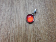 Nerezový přívěšek s larimarem