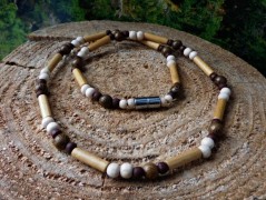 Nerezový přívěšek s larimarem