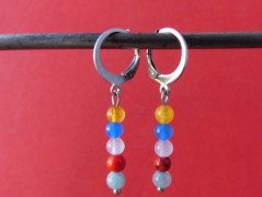 Nerezový přívěšek s larimarem