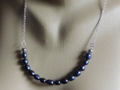 Nerezový přívěšek s larimarem