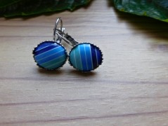 Nerezový přívěšek s larimarem