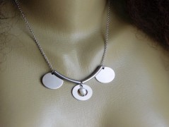 Nerezový přívěšek s larimarem