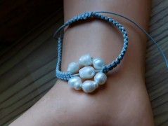 Nerezový přívěšek s larimarem