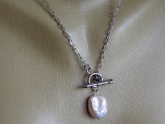 Nerezový přívěšek s larimarem