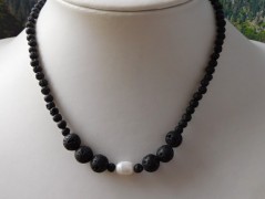 Nerezový přívěšek s larimarem