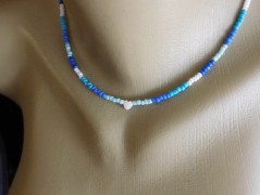 Nerezový přívěšek s larimarem