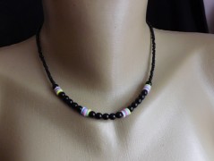 Nerezový přívěšek s larimarem