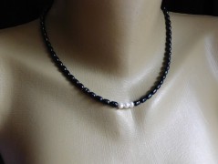 Nerezový přívěšek s larimarem