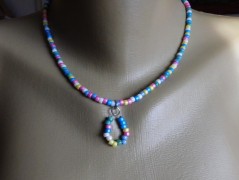 Nerezový přívěšek s larimarem