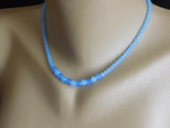 Nerezový přívěšek s larimarem