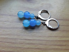 Nerezový přívěšek s larimarem