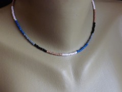 Nerezový přívěšek s larimarem