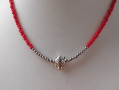 Nerezový přívěšek s larimarem