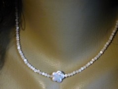 Nerezový přívěšek s larimarem