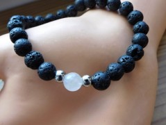 Nerezový přívěšek s larimarem