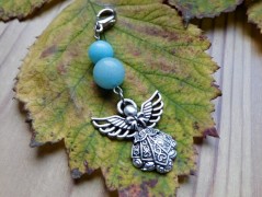 Nerezový přívěšek s larimarem