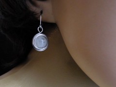 Nerezový přívěšek s larimarem