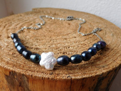 Nerezový přívěšek s larimarem