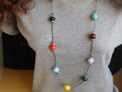 Nerezový přívěšek s larimarem