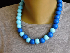 Nerezový přívěšek s larimarem