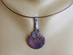 Nerezový přívěšek s larimarem