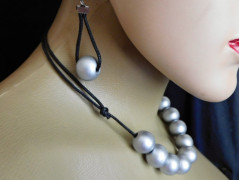 Nerezový přívěšek s larimarem