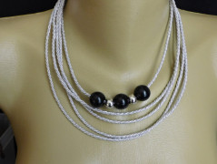 Nerezový přívěšek s larimarem