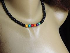 Nerezový přívěšek s larimarem