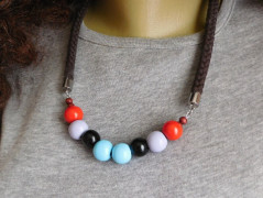 Nerezový přívěšek s larimarem