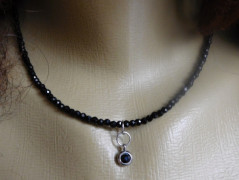 Nerezový přívěšek s larimarem