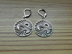 Nerezový přívěšek s larimarem