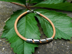 Nerezový přívěšek s larimarem