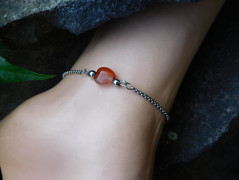 Nerezový přívěšek s larimarem