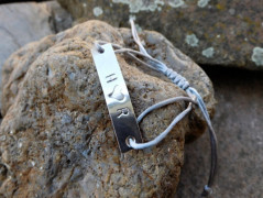 Nerezový přívěšek s larimarem