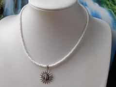 Nerezový přívěšek s larimarem