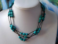Náhrdelník tyrkysový krátký
