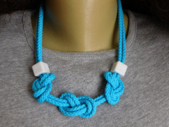 Nerezový přívěšek s larimarem