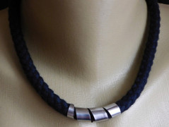 Nerezový přívěšek s larimarem