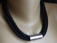 Nerezový přívěšek s larimarem