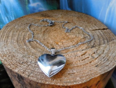 Nerezový přívěšek s larimarem