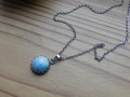 Náhrdelník- larimarový  přívěšek